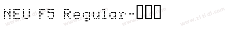 NEU F5 Regular字体转换